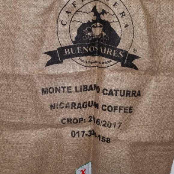 Burlap Coffee Bean Bag  Burlap Sack - Picture 3 of 6